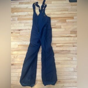 Navy Blue Snow Bib Overalls by POD